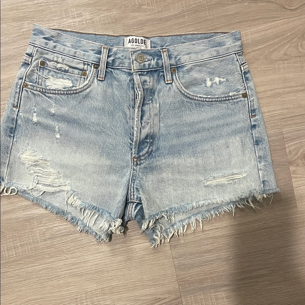 Agolde cut off denim shorts NWOT
